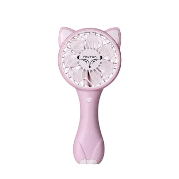 USB Charging Low Noise Fox Handheld Fan Portable