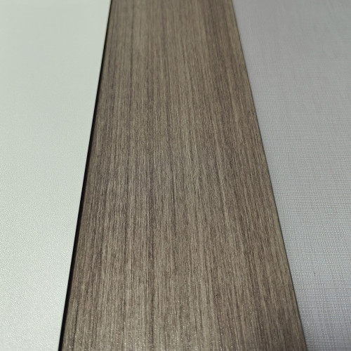 פלדת אלוזינק למינציה עם סרט גרגר מוברש