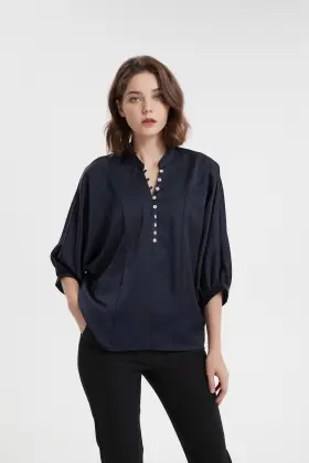 lady solid blouse shirt printed shirt office shirt