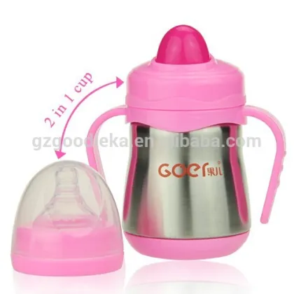 Factory Price 2 in 1 Thermos Baby Bottle