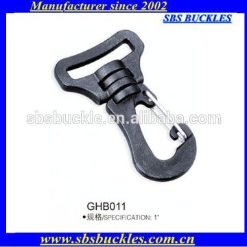 black single-swiveled hooks buckles plastic buckles SBS buckles GHB011