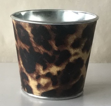 Graffiti tin flower bucket