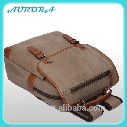 Design your own backpack canvas campus boys backpack for men