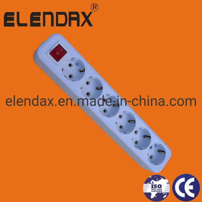 Kabel Ekstensi 6 Arah Beberapa Soket-Outlet (E8006ES)