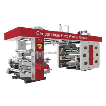 Central Drum Printing Machine for Small Roll Foil, Snack, Washing Powder, and Woven Zipper Bags