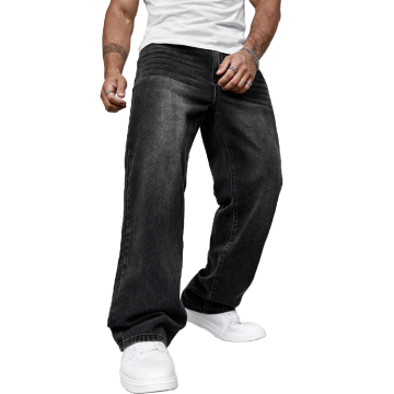 2024 Men's Loose Fit Jeans: Acid Washed Trousers and Pants