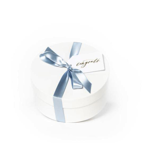 New born paper baby round baby gift box