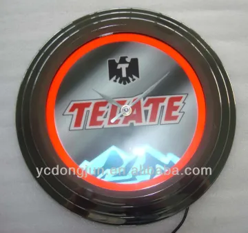 Mirror Neon Clock