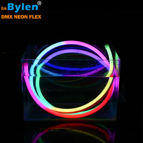 NEON LED DESIGN: RGB RGBW DMX Top Bend Strip Light IP67 Silicone Extrusion