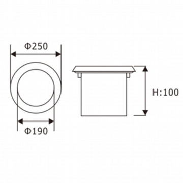 LEDER Cảnh quan Watt 36W LED Inground Light