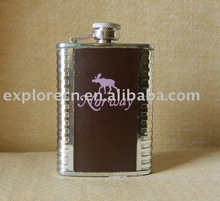 Stainless steel hip flash gift set