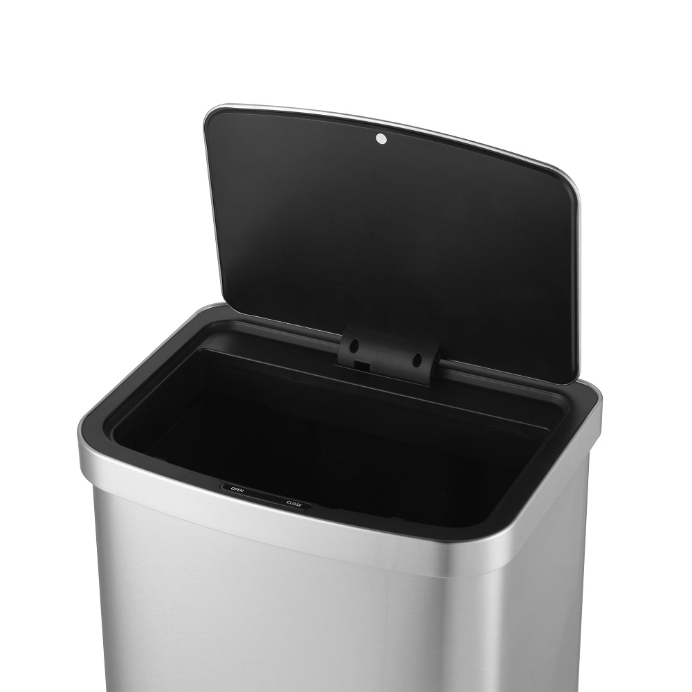 steel sensor garbage bin