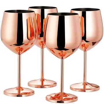 500ML Stainless Steel Copper plated Drink Cup