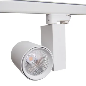 Anti-Glare 3 Phase 4 Wires Rail Track Light 30W LED Shop Lighting