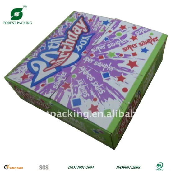 COLOR CARDBOARD BOX FOR FOOD