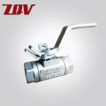 3PC Stainless Steel Threaded Ball Valves 3000 PSI