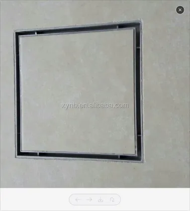 Stainless Steel Square Tile Insert Floor Drain Grate