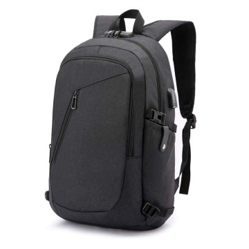 17 Inch Classic Anti-Theft Laptop Backpack for Men with USB Charging Port and Lock