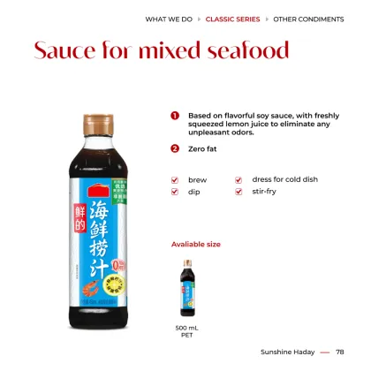 Sauce for boiled food
