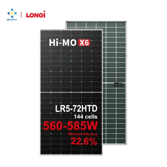 Longi Solar PV Modules: High Efficiency Hi-MO x6 Series - Available in European Warehouse in Various Power Ratings (560W, 565W, 570W, 575W, 580W, 585W)