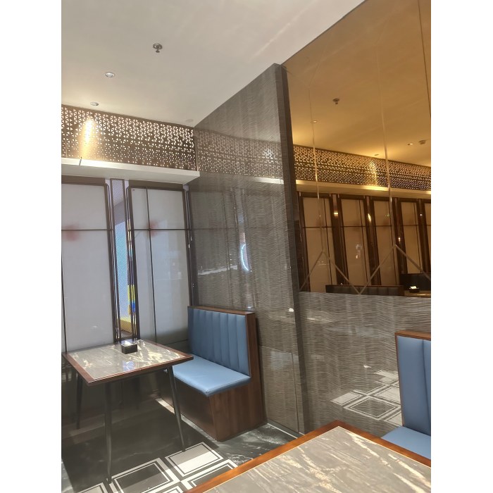 แผงผนังภายในถ่านไม้ไผ่วีเนียร์ไฟเบอร์