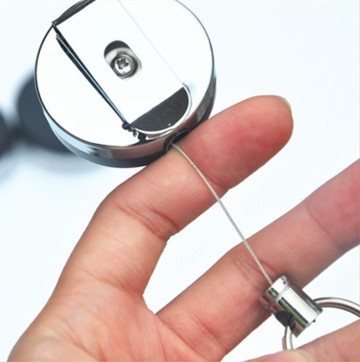 ID card automatic spring small retractable cable reel