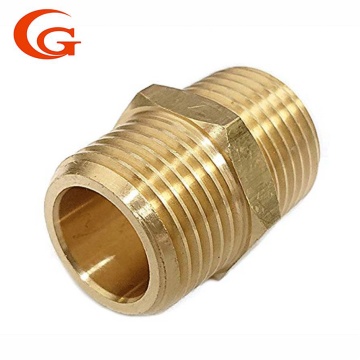 Niple hexagonal de tubo de latón de precisión para uniones confiables