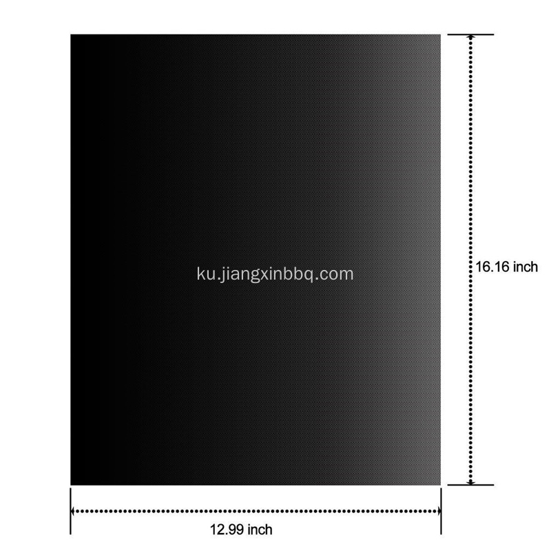 Ewlehiya Xwarinê ya Ne-Stick BBQ Grill Mat