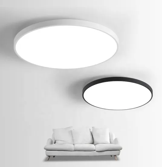 6000K Daylight White Ultra-Thin LED Ceiling Lamp - 15.8inch 45W Three-Anti Design