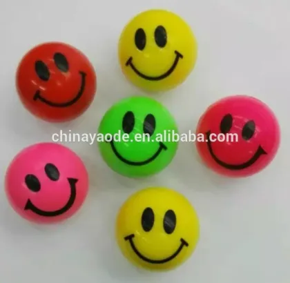 Rubber bouncing balls toy/printed bouncy balls