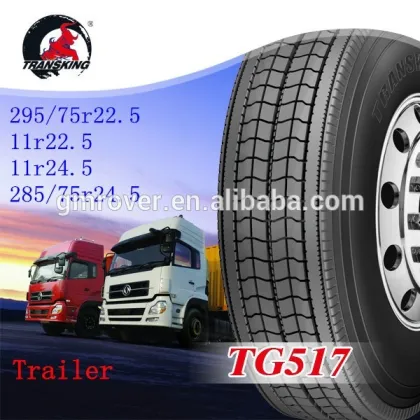 semi tires 295/75r22.5 truck TRANSKING GMROVER with PLI Smartway
