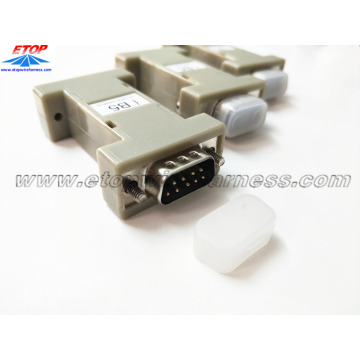 montaje del conector D-SUB del adaptador