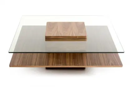 Contemporary coffee tables walnut coffee table
