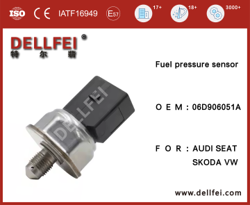 Sensor Tekanan Keretapi Bahan Api 06D906051A untuk Audi, Tempat Duduk, Skoda, VW