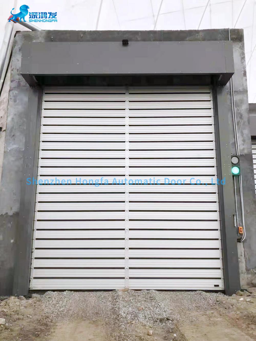 Cement Plant Electric Drive Spiral High Speed Doors