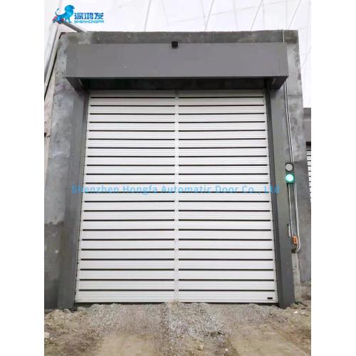 Puerta de laminación de alta velocidad en espiral de aluminio automático