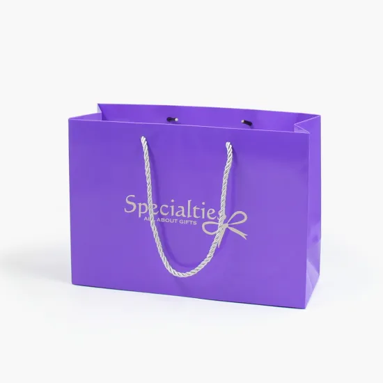 Custom Wholesale Clothing Paper Gift Bags with Logo for Small Businesses