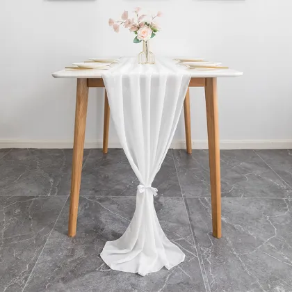 Chiffon Table Runners for Wedding and Event Décor