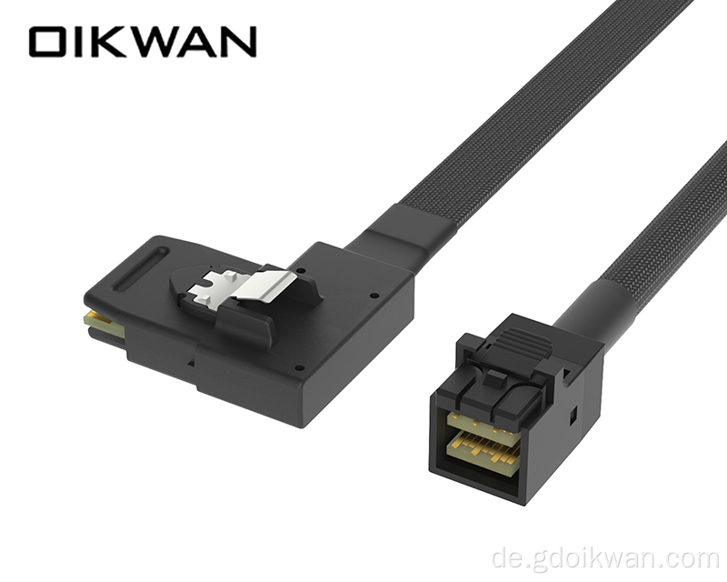 HD Minisas SFF-8643 bis SFF-8087 Lateral Bend Cable