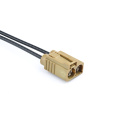 Conector feminino duplo fakra para código de cabo-b