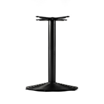 Mesa de bases de ferro fundido de metal para restaurante