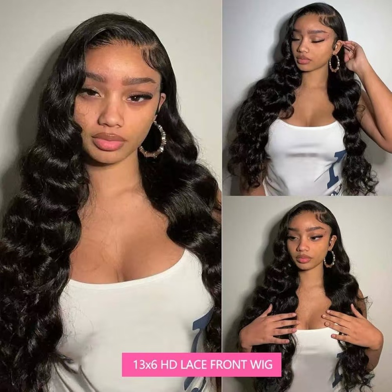 30 Inch 13×4 HD Lace Body Wave Wig 200% Density