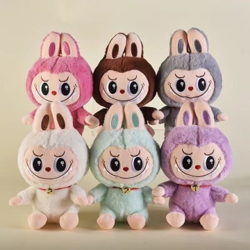 ของเล่นตุ๊กตาแมวสีม่วงที่กำหนดเอง - ตุ๊กตาที่นุ่มและมีสีสันสำหรับเด็ก