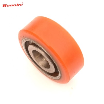 6202 Bearing 100x40mm PU Forklift Caster Wheel for Linde Electric Forklift