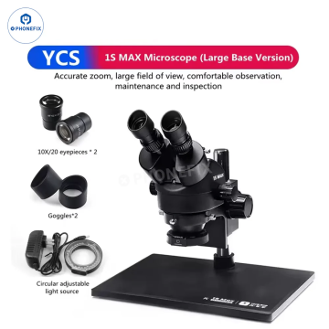Trinocular Microscope for Phone Motherboard Inspection