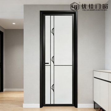 Porta fosca de linha vertical