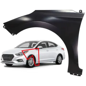 Car Front Driver Side Fender for Hyundai Accent 2018-2019 OEM 66311-H6000 66312-H6000