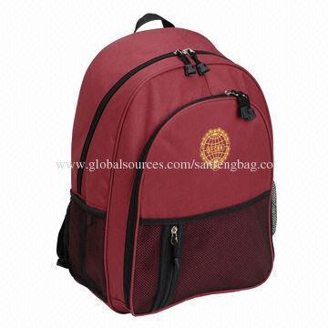 Ladies backpack with mesh pocket