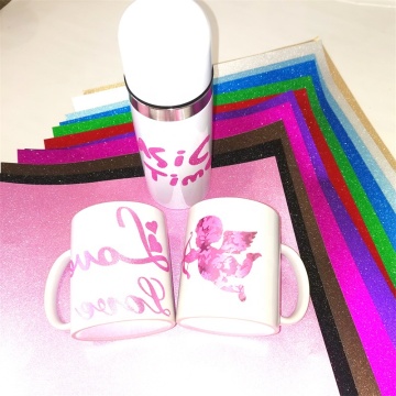 Multicolor Adhesive Pamanent Vinyl Sticker Sheets of Cup Glass