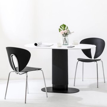 Modern Cream Roman Style Dining Table for Living Room and Reception